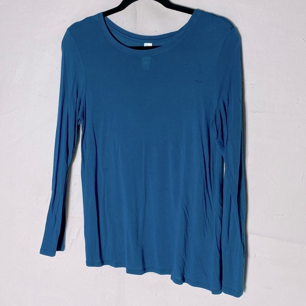 Mountain Equipment Co Op Teal Long Sleeve Crew Neck Lind Sleeve Layer Shirt S